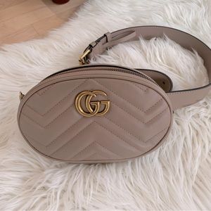 Gucci Marmont Matelasse Belt Bag